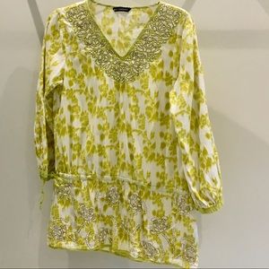 ⭐️KAS New York 100% Cotton Tunic Size Medium